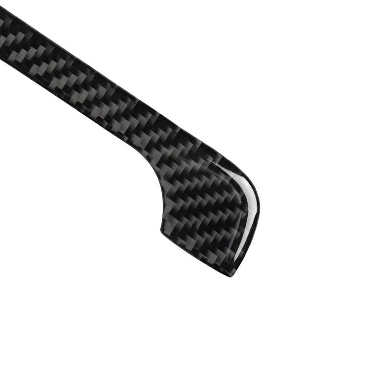 Car Carbon Fiber Passenger Seat Decorative Strip for Audi TT 8n 8J MK123 TTRS 2008-2014, Right Drive
