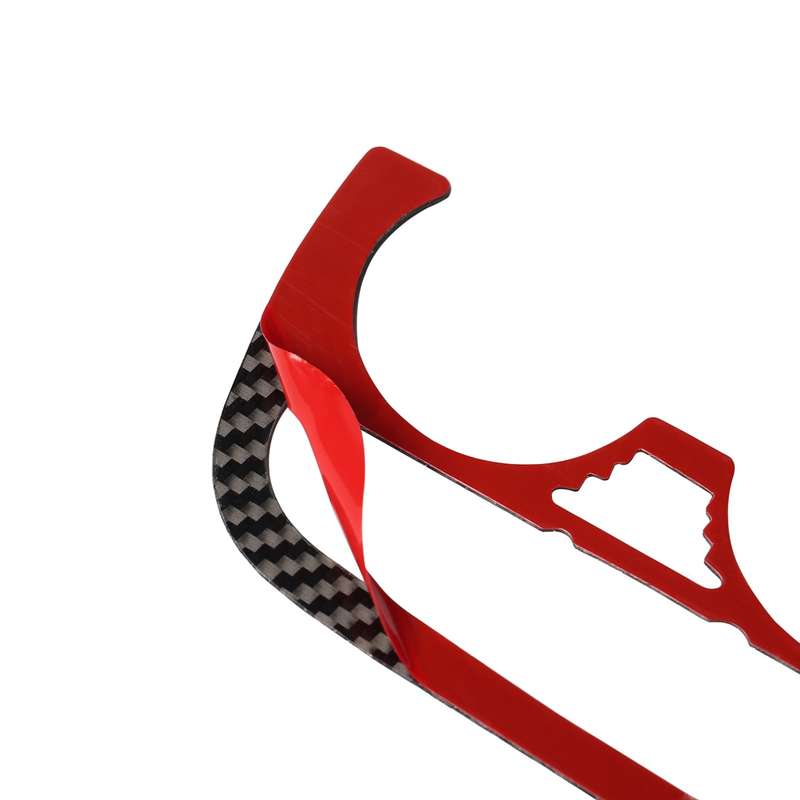 Car Carbon Fiber Air Conditioning Button Decorative Sticker for Audi TT 8n 8J MK123 TTRS 2008-2014,