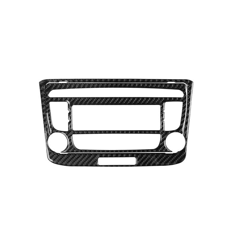 Car Carbon Fiber Air Conditioning CD Panel Decorative Sticker for Audi TT 8n 8J MK123 TTRS 2008-2014
