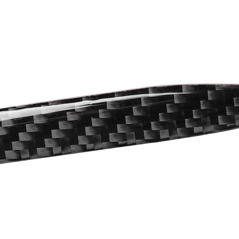 Car Carbon Fiber Rearview Mirror Anti-collision Strip for Audi A3 / S3 2014-2019, Left and Right Dri