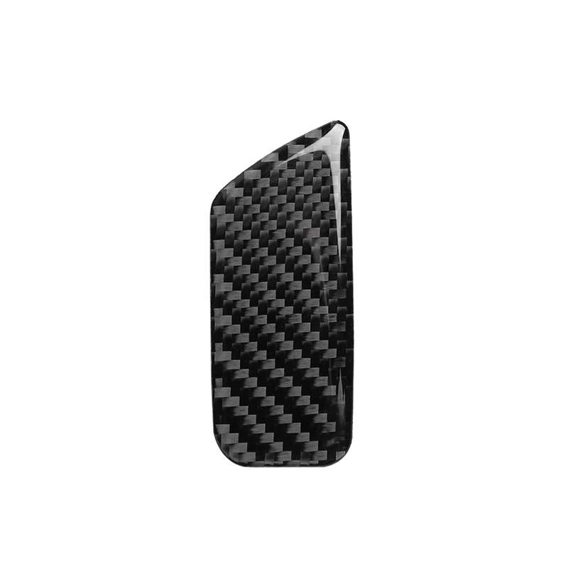 Car Carbon Fiber Passenger Seat Hand Box Switch Decorative Sticker for Audi A3 / 8V 2014-2019, Right