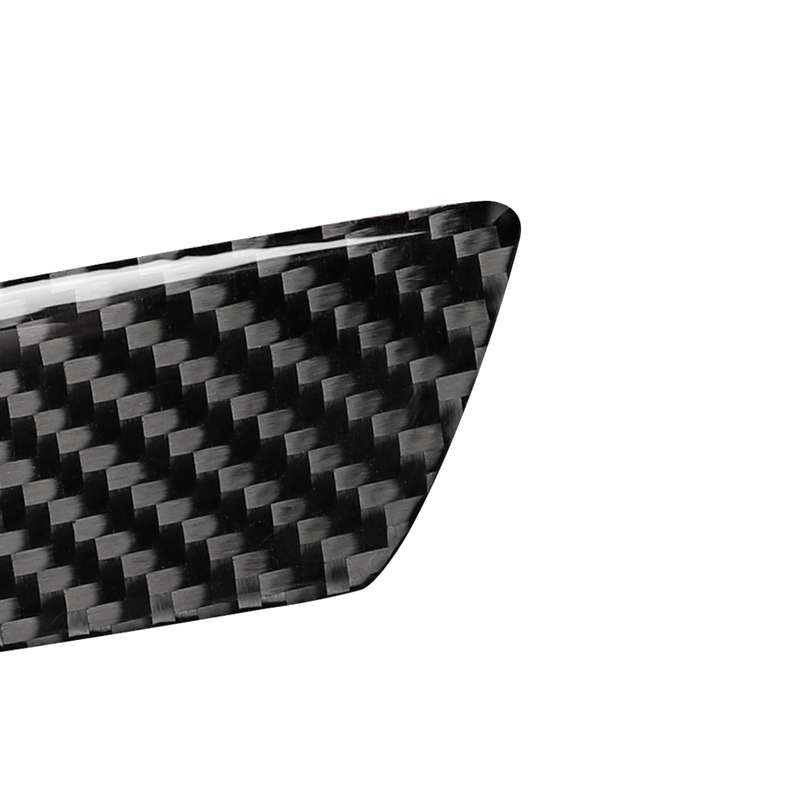 Car Carbon Fiber Passenger Seat Hand Box Switch Decorative Sticker for Audi A3 / 8V 2014-2019, Right