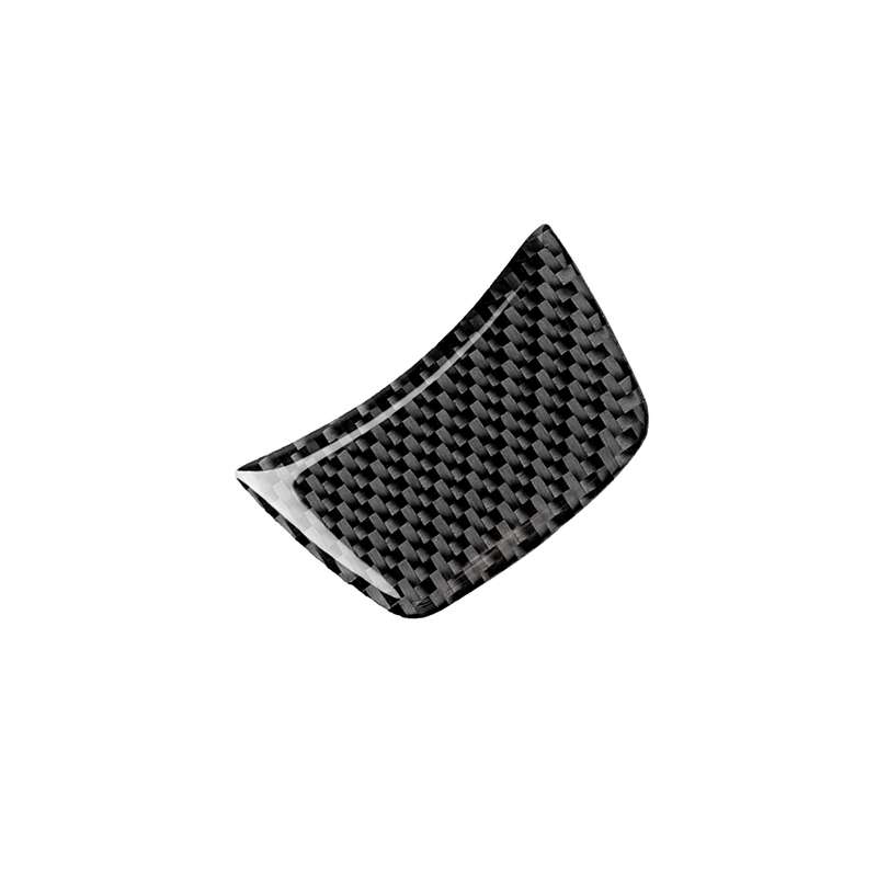 Car Carbon Fiber Steering Wheel Decorative Sticker for Audi A3 / S3 2014-2019, Left and Right Drive