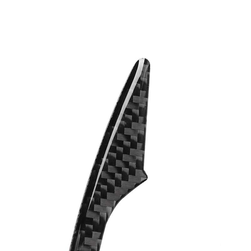 4 PCS Car Carbon Fiber Door Outside Handle Decorative Sticker for Audi A3 2014-2019, Left and Right