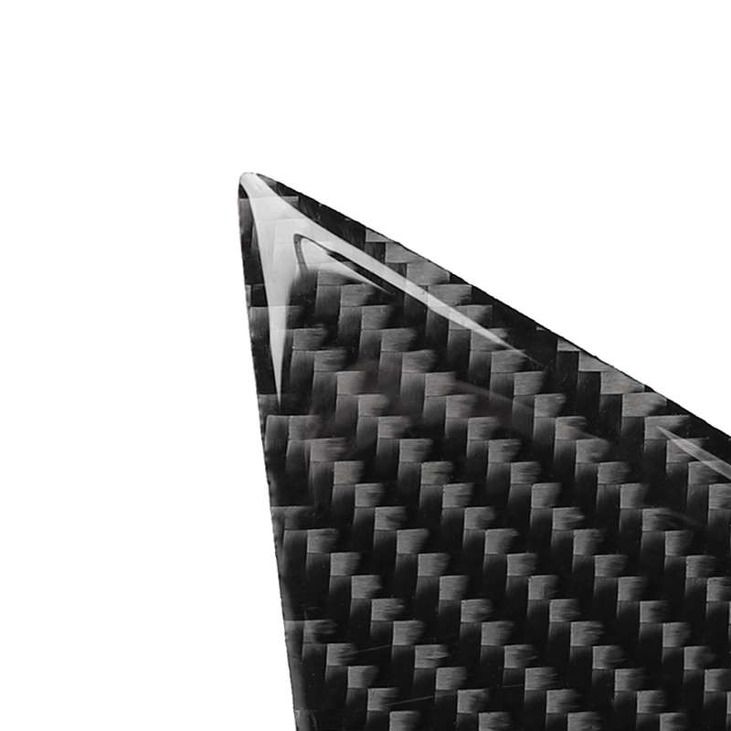 Car Carbon Fiber Gear Shift Position Side Panel Decorative Sticker for Audi A3 2014-2019, Left Drive