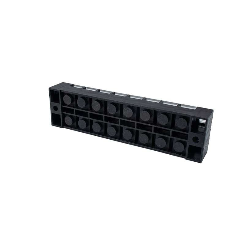 5 PCS Car 8-way 25A TB-2508 Dual Row Power Terminal Connector + 8-position Connection Strip with Cov