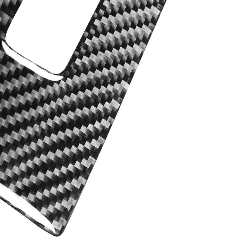 3 PCS Car Carbon Fiber Window Lifting Button Decorative Stickers for Volvo V60 2010-2017 / S60 2010-