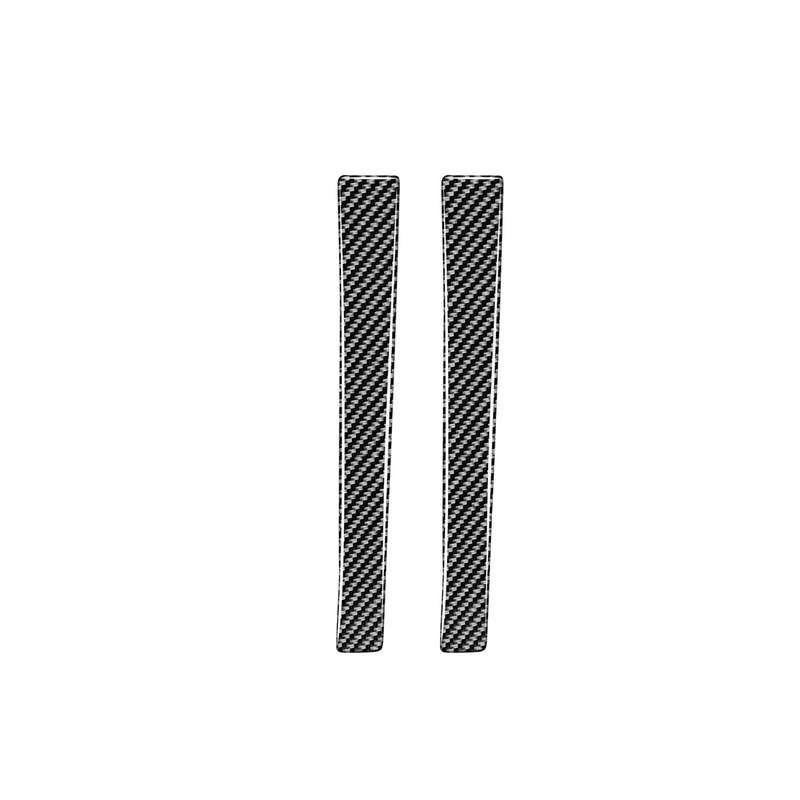 Car Carbon Fiber Armrest Cup Holder Decorative Stickers for Volvo V60 2010-2017 / S60 2010-2018, Lef