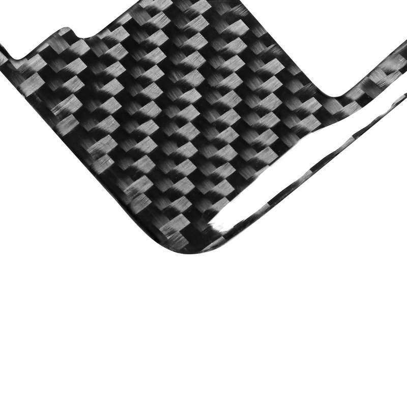 Car Carbon Fiber CD Button Decorative Sticker for Chevrolet Cruze 2009-2015, Left and Right Drive Un