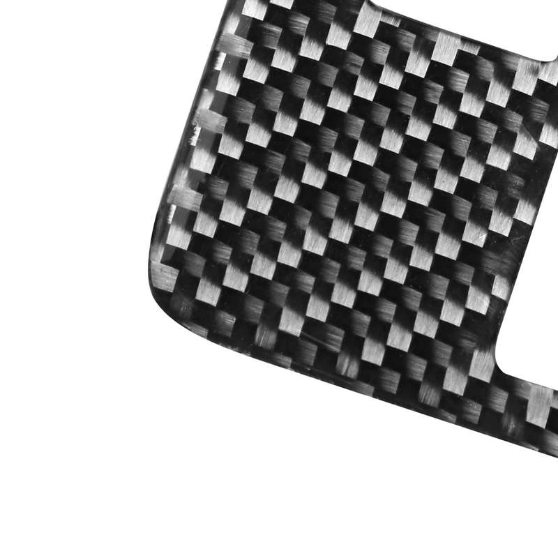 Car Carbon Fiber CD Button Decorative Sticker for Chevrolet Cruze 2009-2015, Left and Right Drive Un