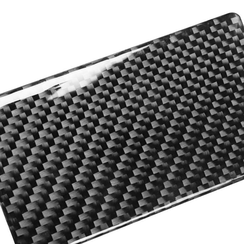 2 PCS Car Carbon Fiber Armrest Decorative Stickers for Jaguar XE X760 XF X260 2016-2020, Left and Ri