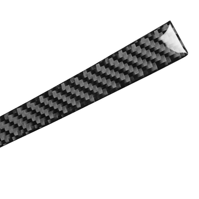Car Carbon Fiber Central Control H Shape Decorative Stickers for Jaguar F-PACE X761 XE X760 XF X260