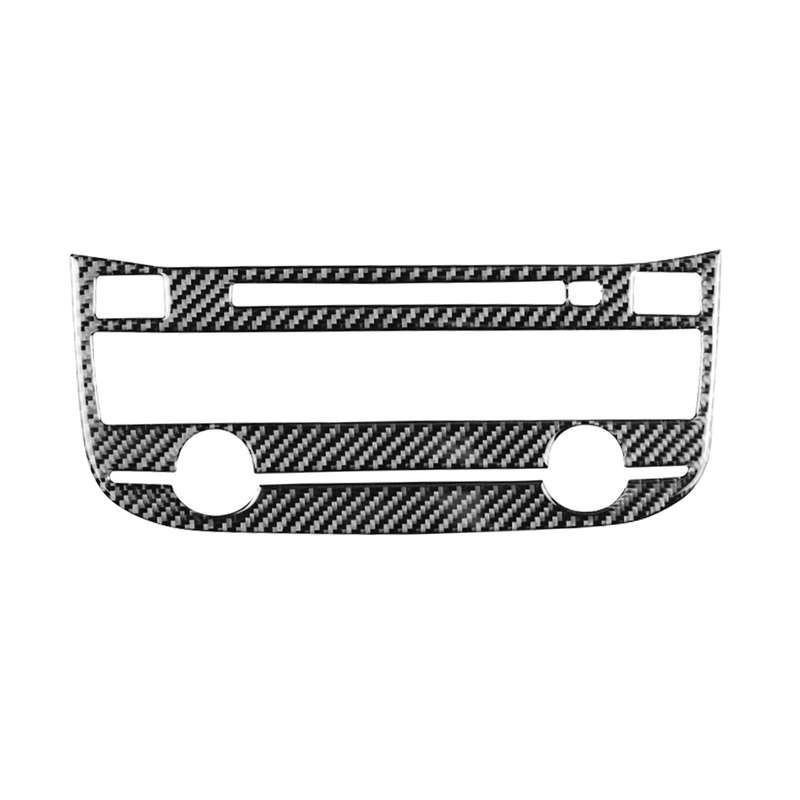 Car Carbon Fiber Air Conditioning Panel Decorative Stickers for Jaguar F-PACE X761 XE X760 XF X260 2