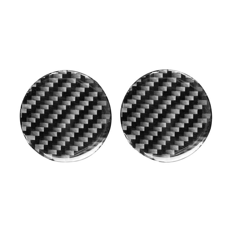 Car Carbon Fiber Water Cup Holder Mat for Land Rover Discovery 4 2010-2016, Left and Right Drive Uni