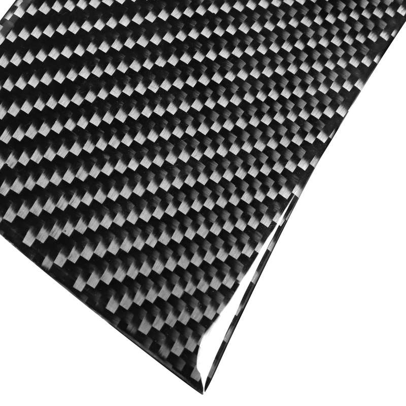 Car Carbon Fiber Central Control CD Panel Decorative Sticker for Land Rover Discovery 4 2010-2016, L