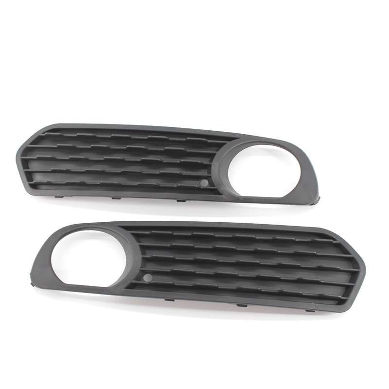 Pair Car Front Bumper Fog Light Grille Fog Lamp Frame for BMW F20 F21 2012-2014 51117272558 / 511172