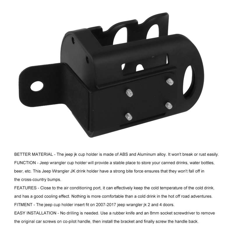 Car Dashboard Storage Box Organizer ABS Center Console Tray for Jeep Wrangler & Unlimited JK 2012-20