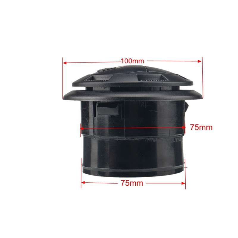 Universal AC Air Outlet Vent for RV Bus Boat Yacht Auto Air Conditioner Vent Replacement Parts Car A