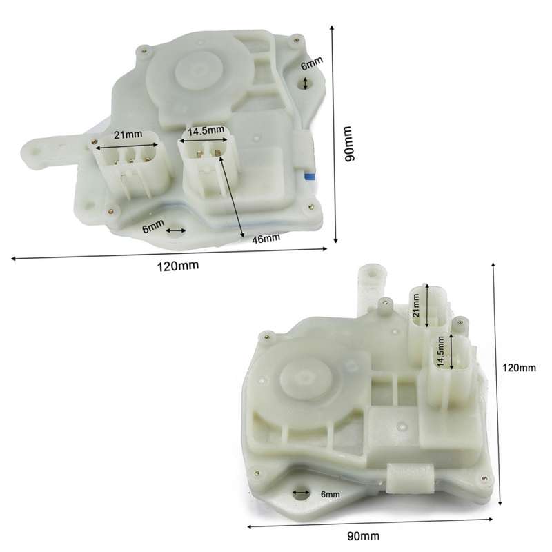 2 PCS Car Front Door Lock Actuator 72155S84A11(L)+72115S5A003(R) for Honda Accord