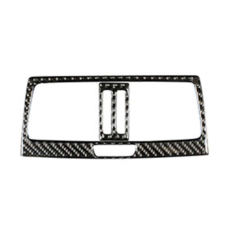 Car Carbon Fiber Solid Color Rear Air Outlet Decorative Sticker for BMW E70 X5 / E71 X6 2009-2013, L