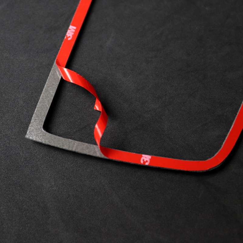 Car Carbon Fiber Solid Color Dashboard Horn Frame Decorative Sticker for BMW E70 X5 / E71 X6 2008-20