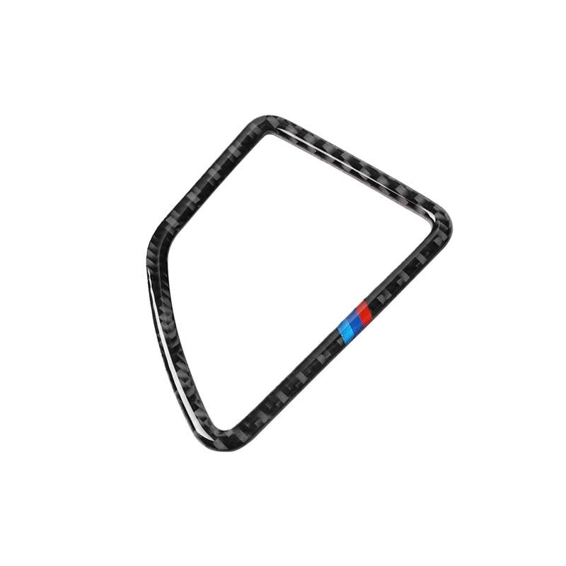 2 in 1 Car Carbon Fiber Tricolor Dashboard Air Outlet Decorative Sticker for BMW E70 X5 / E71 X6 200