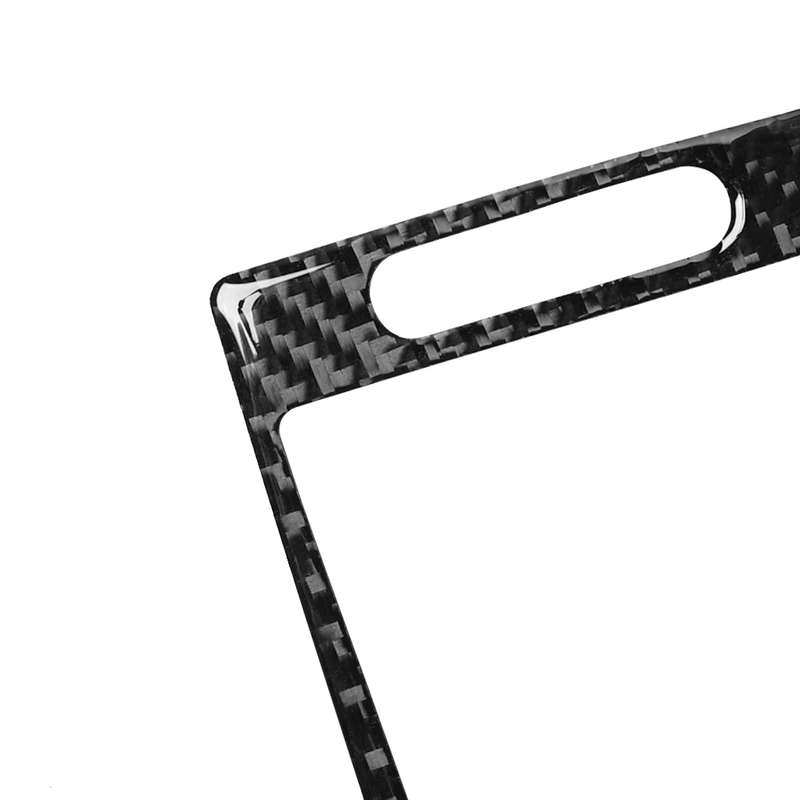 Car Carbon Fiber Tricolor Middle Air Outlet Decorative Sticker for BMW E70 X5 / E71 X6 2008-2013, Le
