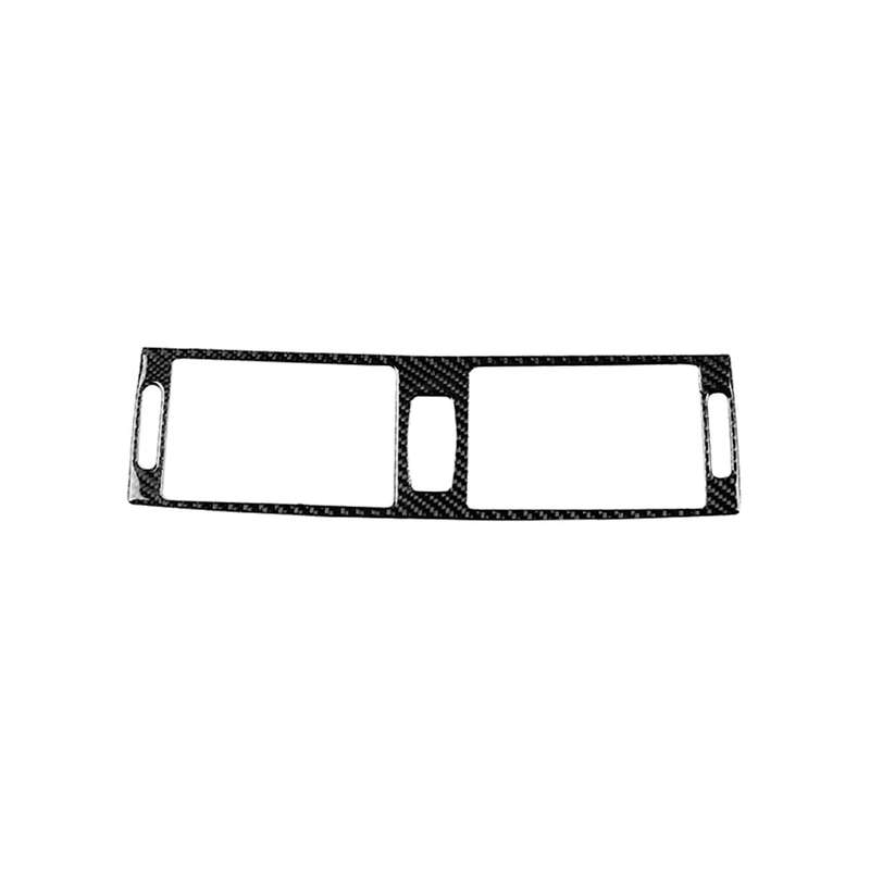 Car Carbon Fiber Solid Color Middle Air Outlet Decorative Sticker for BMW E70 X5 / E71 X6 2008-2013,