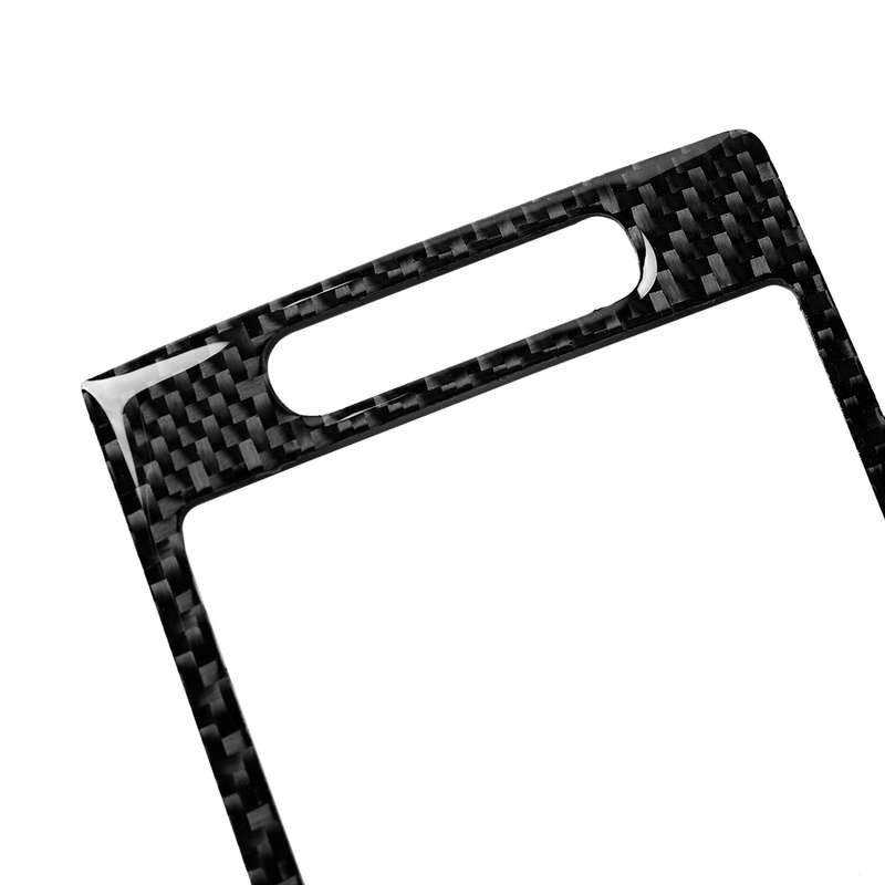 Car Carbon Fiber Solid Color Middle Air Outlet Decorative Sticker for BMW E70 X5 / E71 X6 2008-2013,