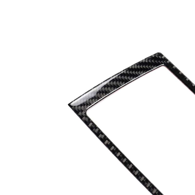 Car Carbon Fiber Solid Color Navigation Frame Decorative Sticker for BMW E70 X5 / E71 X6 2008-2013,
