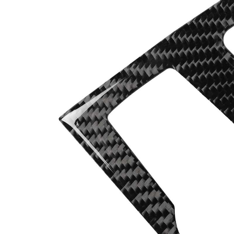 2 in 1 Car Carbon Fiber Tricolor Air Conditioner Set Decorative Sticker for BMW E70 X5 2008-2013 / E