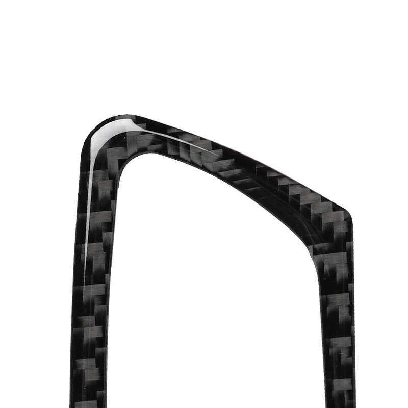 4 in 1 Car Carbon Fiber Tricolor Door Handle Decorative Sticker for BMW 2008-2014 X5 E70 / E71, Left