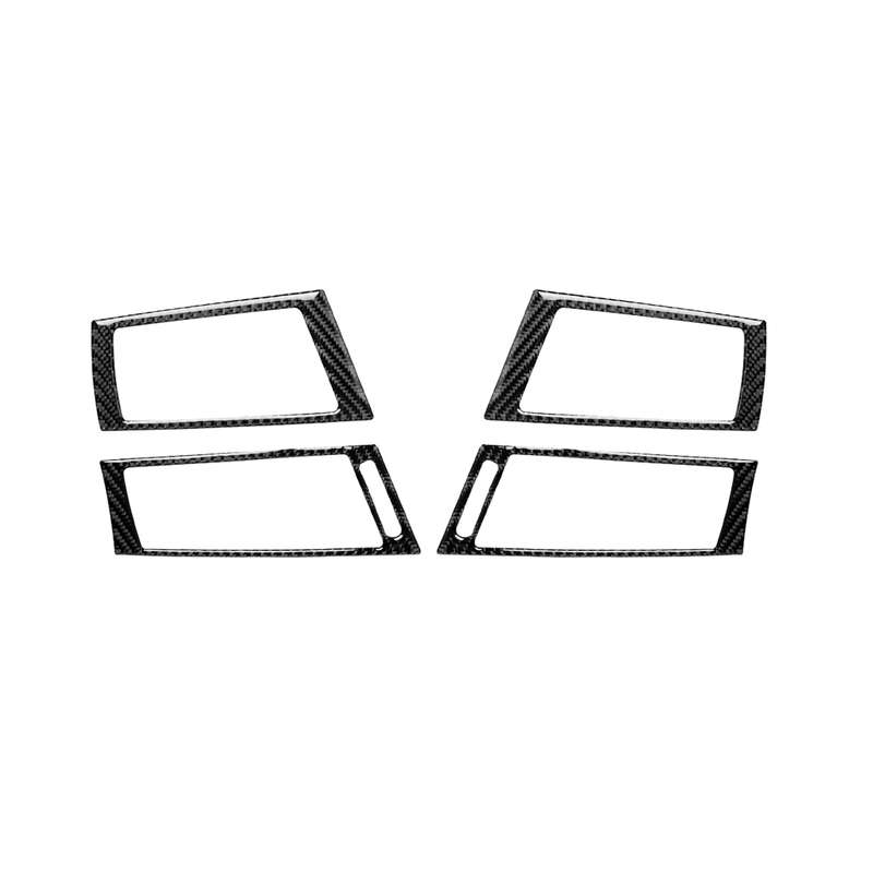 4 in 1 Car Carbon Fiber Side Air Outlet Decorative Sticker for BMW 2008-2013 X5 E70 / X6 E71, Left a