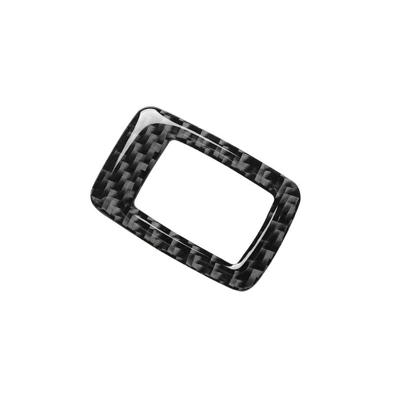 4 in 1 Car Carbon Fiber Tricolor Window Lift Switch Panel Decorative Sticker for BMW 2008-2013 X5 E7