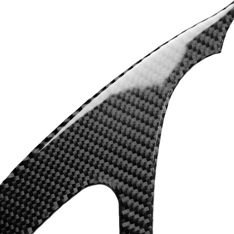 Car Carbon Fiber Dashboard Frame Decorative Sticker for Audi A4 2013-2014, Left Drive