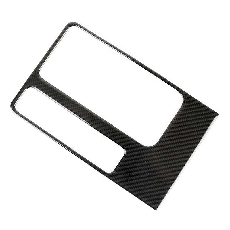 B Style Carbon Fiber Car Water Cup Decorative Sticker for Jaguar F-PACE 2016-2020