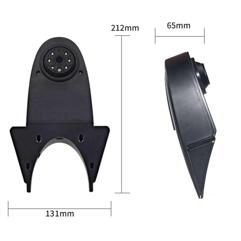 PZ506 Car Waterproof Reversing View Camera + 7 inch Rearview Monitor for Mercedes Benz
