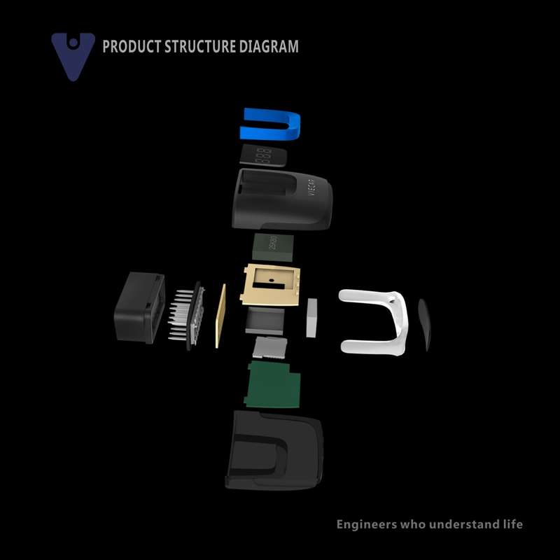Viecar VP001 Car Mini OBD Fault Detector V2.2 Bluetooth Diagnostic Tool