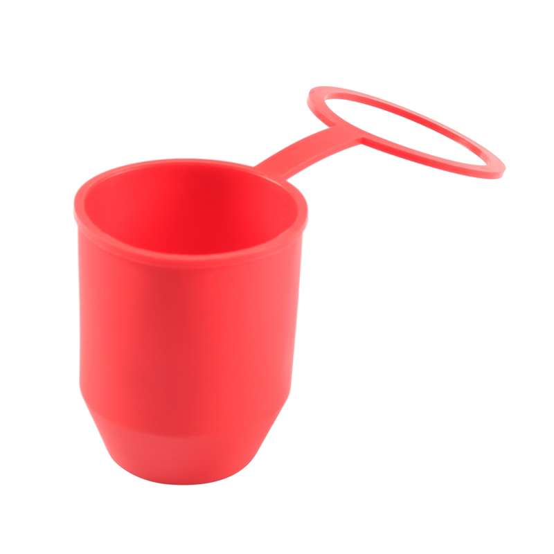 50mm Plastic Car Truck Tow Ball Cover Cap Towing Hitch Trailer Towball Protection (Red)