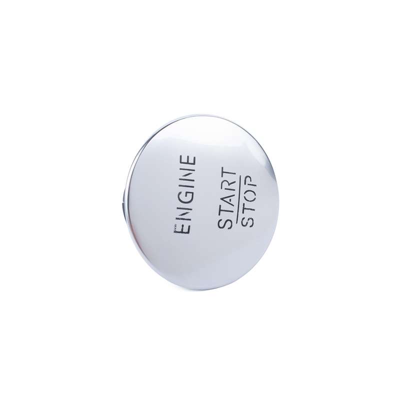 Car Keyless Switch Engine Start Key Push Button 2215450514 for Mercedes-Benz W164 W205(Silver)