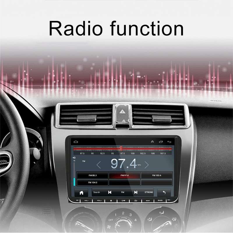 CKVW92 HD 9 inch 2 Din Android 6.0 Car MP5 Player GPS Navigation Multimedia Player Bluetooth Stereo