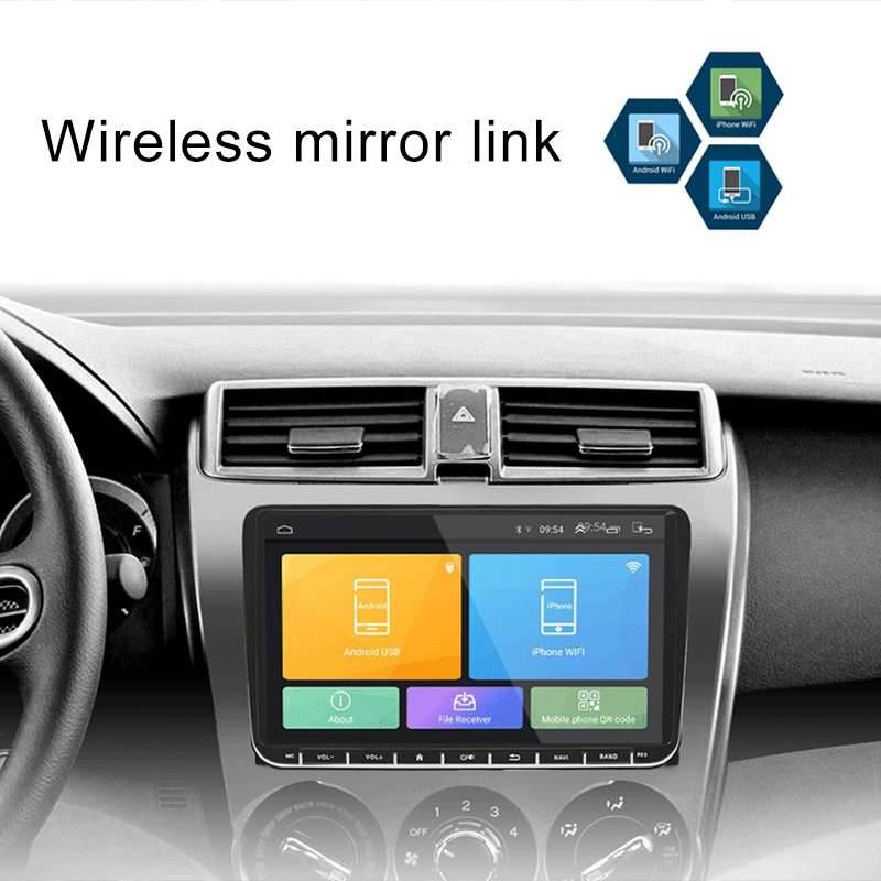 CKVW92 HD 9 inch 2 Din Android 6.0 Car MP5 Player GPS Navigation Multimedia Player Bluetooth Stereo