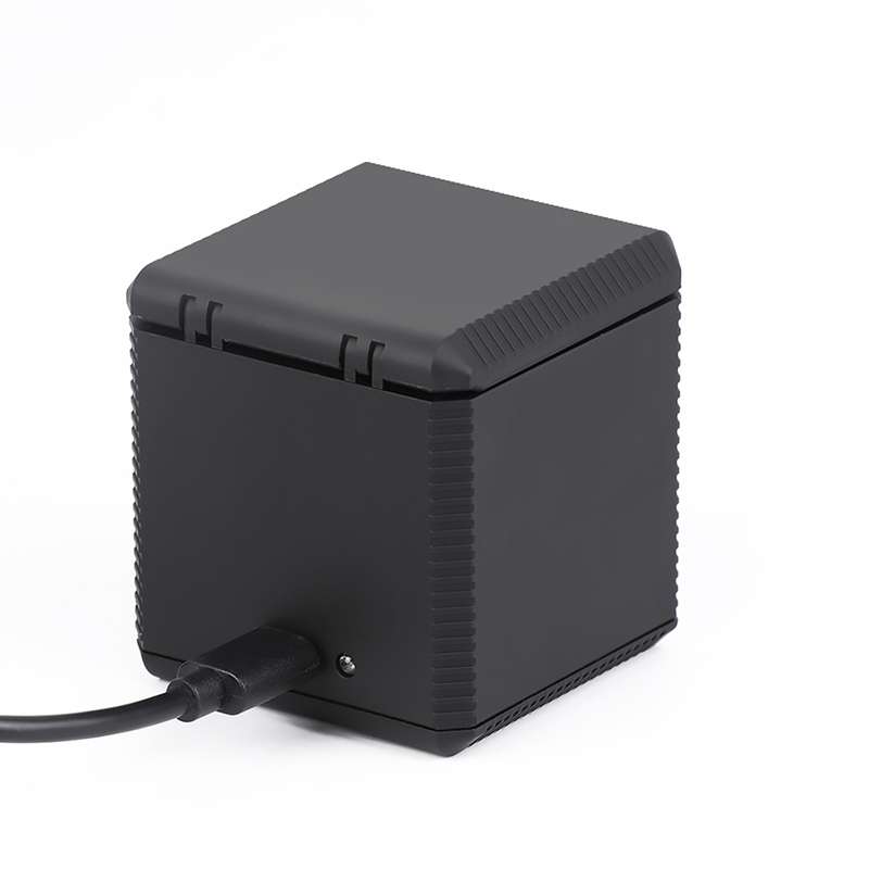RUIGPRO USB Triple Batteries Housing Charger Box with Cable & Indicator Light for GoPro HERO9 Black