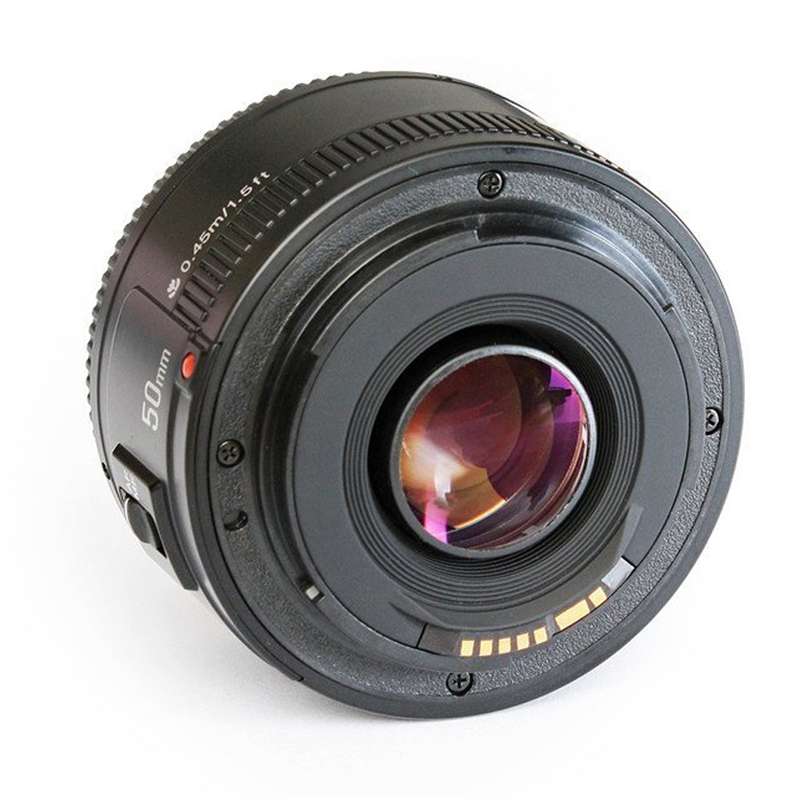 YONGNUO YN35MM F2C 1:2 AF/MF Wide-Angle Fixed/Prime Auto Focus Lens for Canon EOS EF Lens (Black)