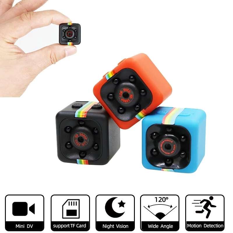 SQ11 Mini DV HD 1080P 2MP Sport Recorder Camera with Holder, Support Monitor Detection & IR Night Vi