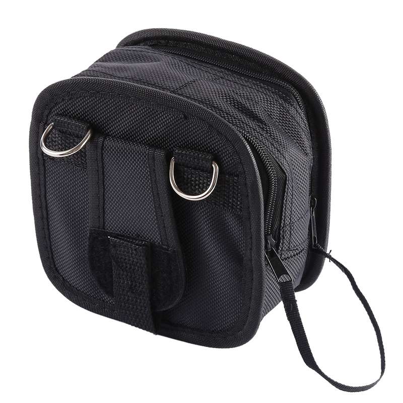 9PCS Nylon Filter Bag with Strap, Size:14126cm(Black)