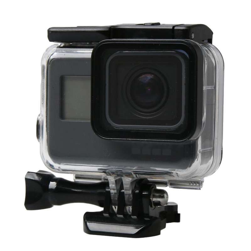 For GoPro HERO6 /5 Black 60m Underwater Waterproof Housing Diving Case with Touch Screen Back Door &