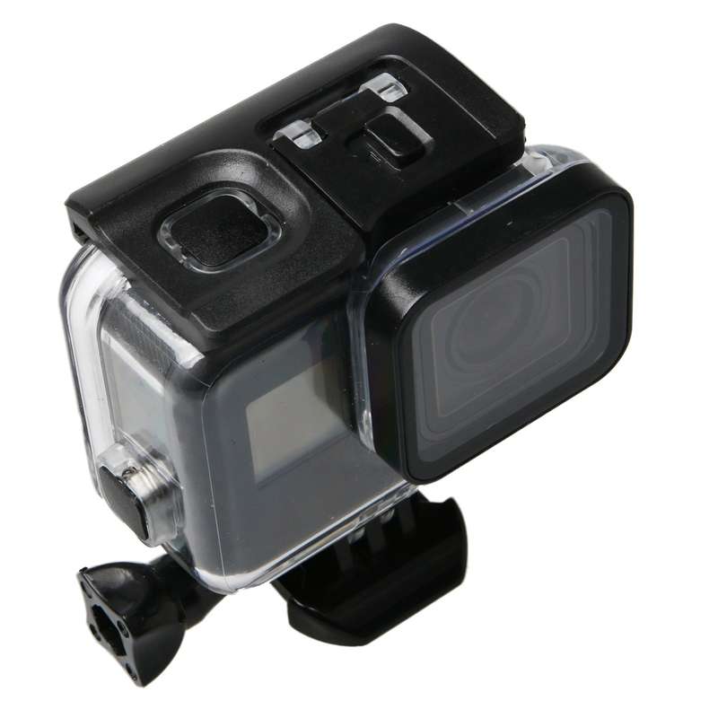 For GoPro HERO6 /5 Black 60m Underwater Waterproof Housing Diving Case with Touch Screen Back Door &