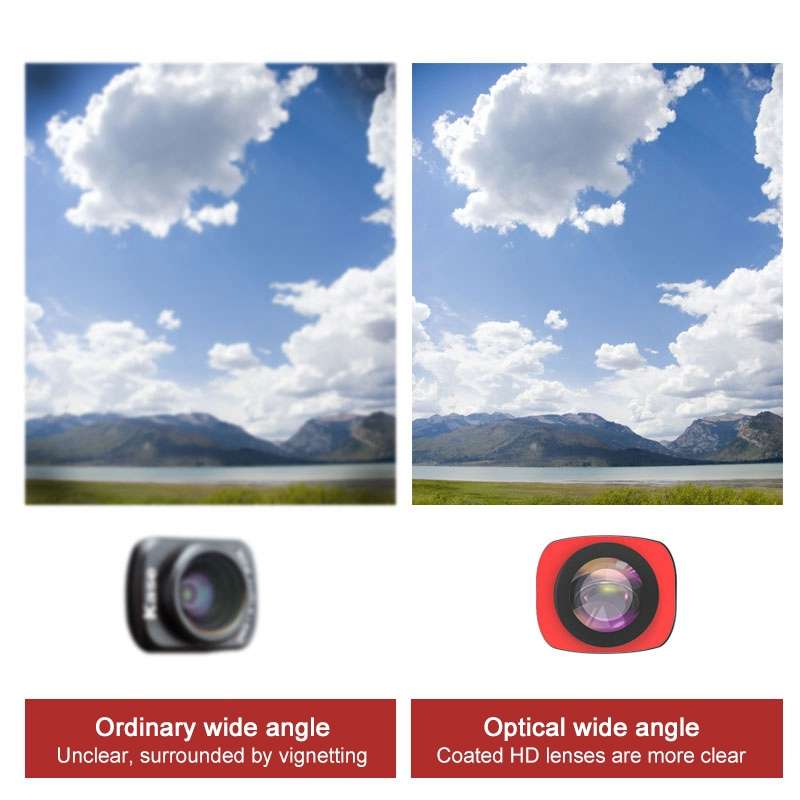 JSR 3 in 1 CR Super Wide Angle Lens 12.5X Macro Lens + CPL Lens Filter Set for DJI OSMO Pocket