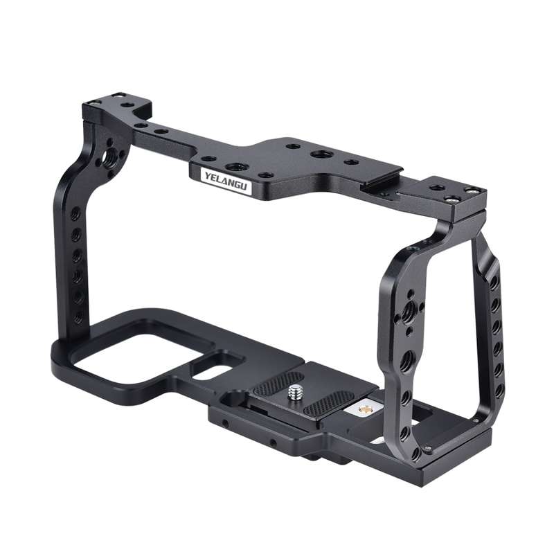 YELANGU C9 YLG0911A-A Video Camera Cage Stabilizer for DJI BMPCC 4K (Black)